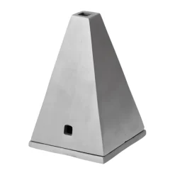 Quemador de incienso Pyra con forma de cono, Borstad aluminium