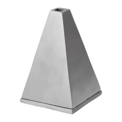 Quemador de incienso Pyra con forma de cono, Borstad aluminium
