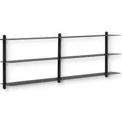 Repisa Nivo D, Ceniza teñida de negro-negro