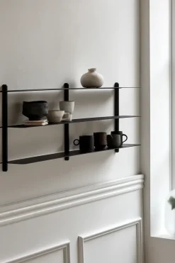 Repisa Nivo D, Ceniza teñida de negro-negro