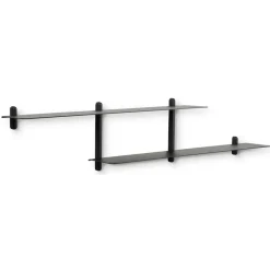 Repisa Nivo H, Ceniza teñida de negro-negro