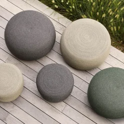 Reposapiés Circle Ø52 cm, Taupe