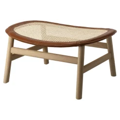 Reposapiés Dandy, Roble-natural-cuero Tärnsjö cognac