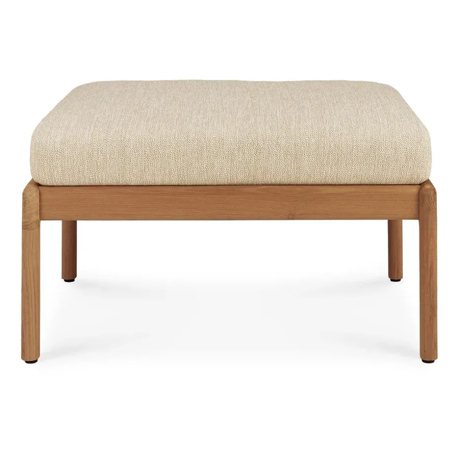 Reposapiés Jack outdoor teak, Natural