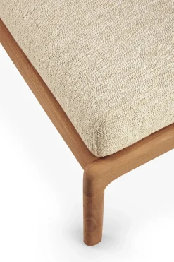 Reposapiés Jack outdoor teak, Natural