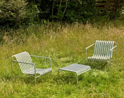 Reposapiés Palissade Ottoman, Sky grey