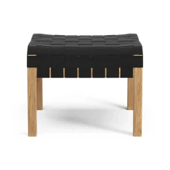 Reposapiés Primo roble aceitado, negro