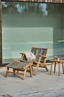 Reposapiés Sandvik, Teca