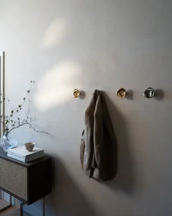 Ripple núm. 02 colgador grande, Cromo