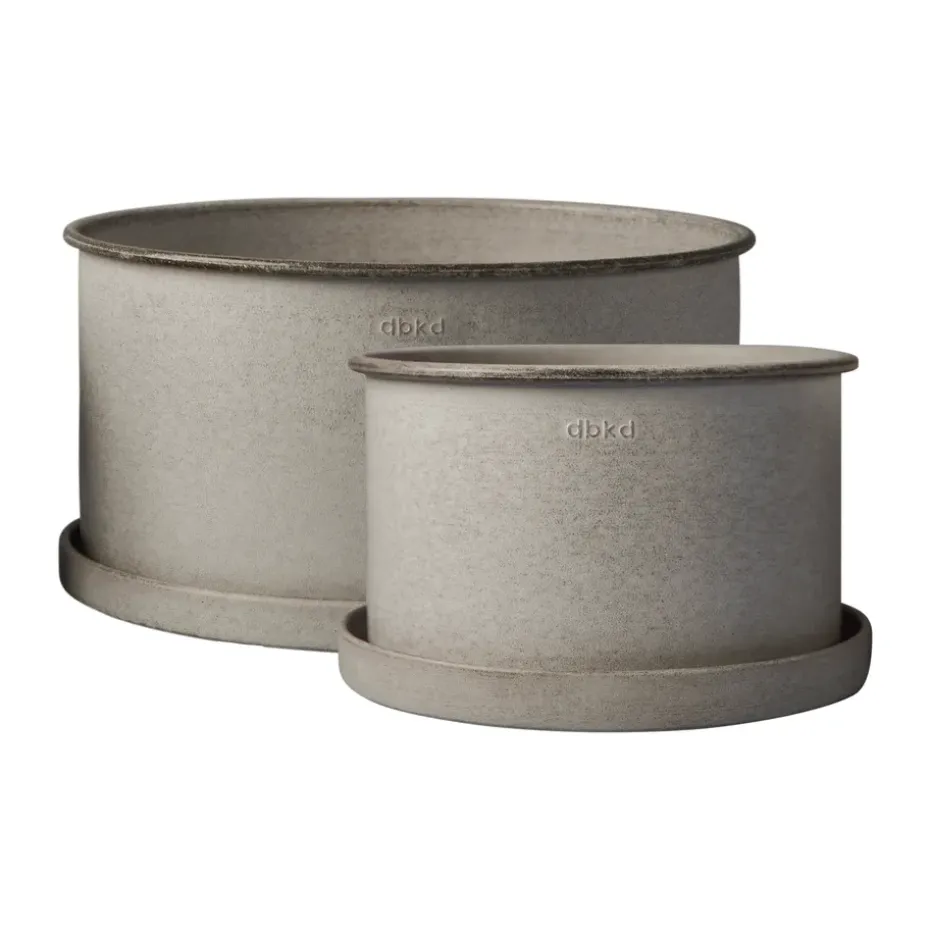 Set de 2 macetas Plant bowl, Beige