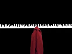 Set de 2 percheros de pared Wave, blanco