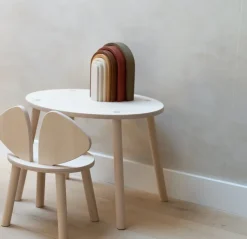Set silla + mesa infantil Mouse, Abedul