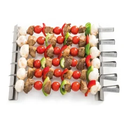 Setd e brochetas Markus 8 piezas 16x37 cm, Silver