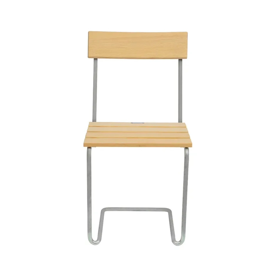 Silla 1, Pino aceitado-galvanizada en caliente