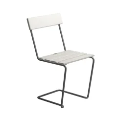 Silla 1, Roble lacado blanco-galvanizado en caliente