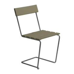 Silla 1, Verde claro roble-acero galvanizado