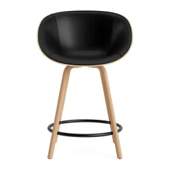 Silla asiento tapizado Mat Bar Armchair 65 cm, Ultra 41599-hemp-beech-black steel