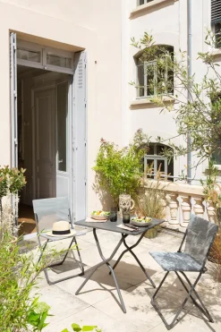 Silla Balcony, Titane/gris