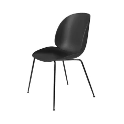 Silla Beetle, Black, base de acero negro