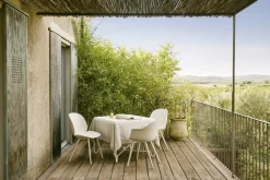 Silla Beetle Dining Outdoor, Alabaster white