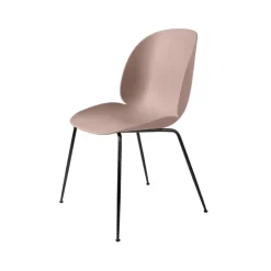 Silla Beetle, Sweet pink, base de acero negro