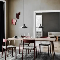 Silla Betty TK1, Black, asiento de banda de lino trenzada negro