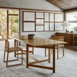 Silla BM61, Estructura trenzada natural barnizada