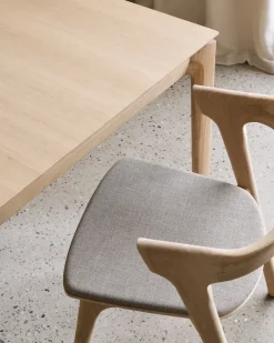 Silla Bok, Oak, warm grey