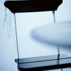 Silla Classic N. 2, Negro, soporte verde