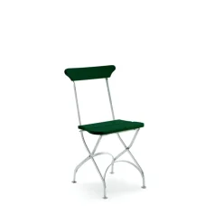 Silla Classic N. 2, Verde, soporte galvanizado en caliente