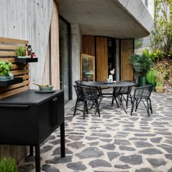 Silla con reposabrazos Blend, Lava grey