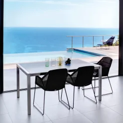 Silla con reposabrazos Breeze, White grey