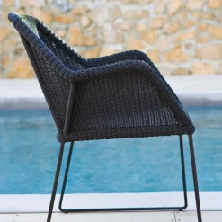 Silla con reposabrazos Breeze, White grey