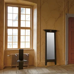 Silla con reposabrazos Concrete, Base arcilla con acabado cobrizo