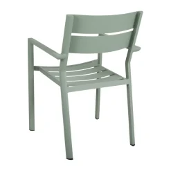 Silla con reposabrazos Delia, Dusty green