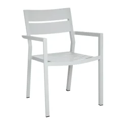 Silla con reposabrazos Delia, Light grey