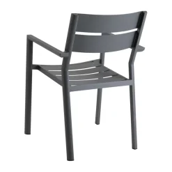 Silla con reposabrazos Delia, Anthracite