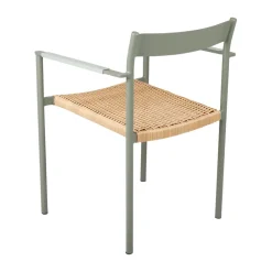 Silla con reposabrazos DK, Nordic green