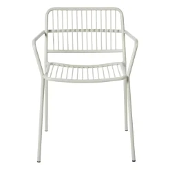 Silla con reposabrazos Eden, Beige grey