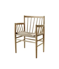 Silla con reposabrazos J82, Oak nature oiled