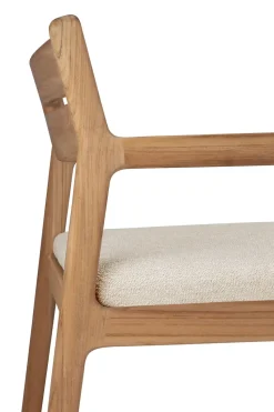 Silla con reposabrazos Jack Outdoor Dining, Natural