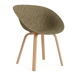 Silla con reposabrazos Mat Armchair, Seaweed-beech
