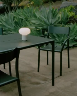 Silla con reposabrazos May Armchair Outdoor, Dark Green