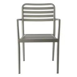 Silla con reposabrazos Messina, Taupe