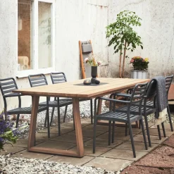 Silla con reposabrazos Messina, Anthracite