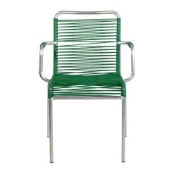 Silla con reposabrazos Mya Spaghetti, Dark green