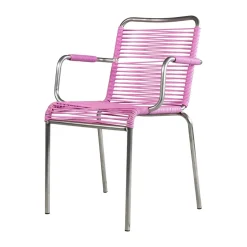 Silla con reposabrazos Mya Spaghetti, Pink
