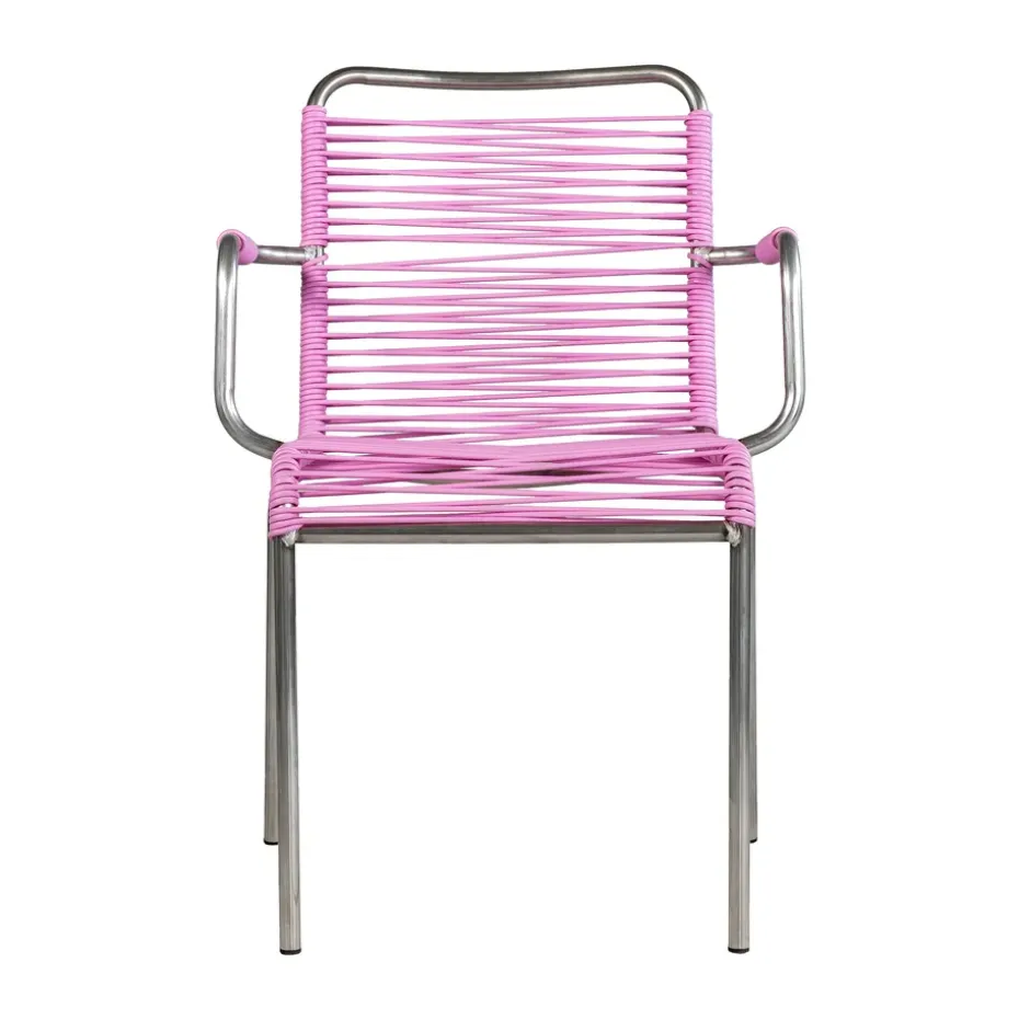 Silla con reposabrazos Mya Spaghetti, Pink