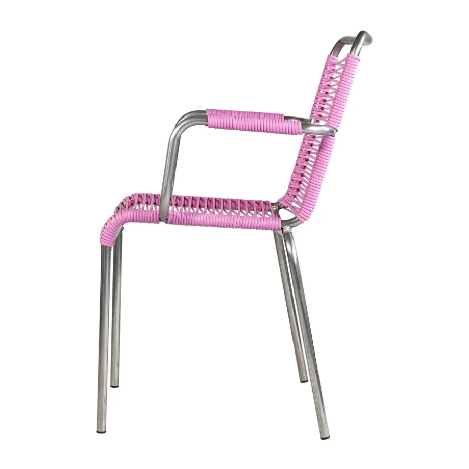 Silla con reposabrazos Mya Spaghetti, Pink