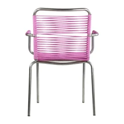 Silla con reposabrazos Mya Spaghetti, Pink
